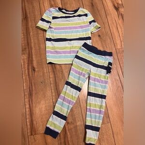 Ruffle Butts Girl’s 4T Striped Pajama Set
